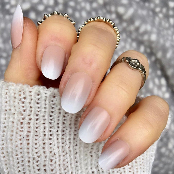 Back In Stock! Nude Ombre Short Oval - doobysnailsltd