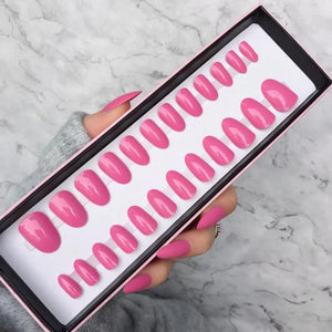 Barbie Pink Gloss Oval - doobysnailsltd