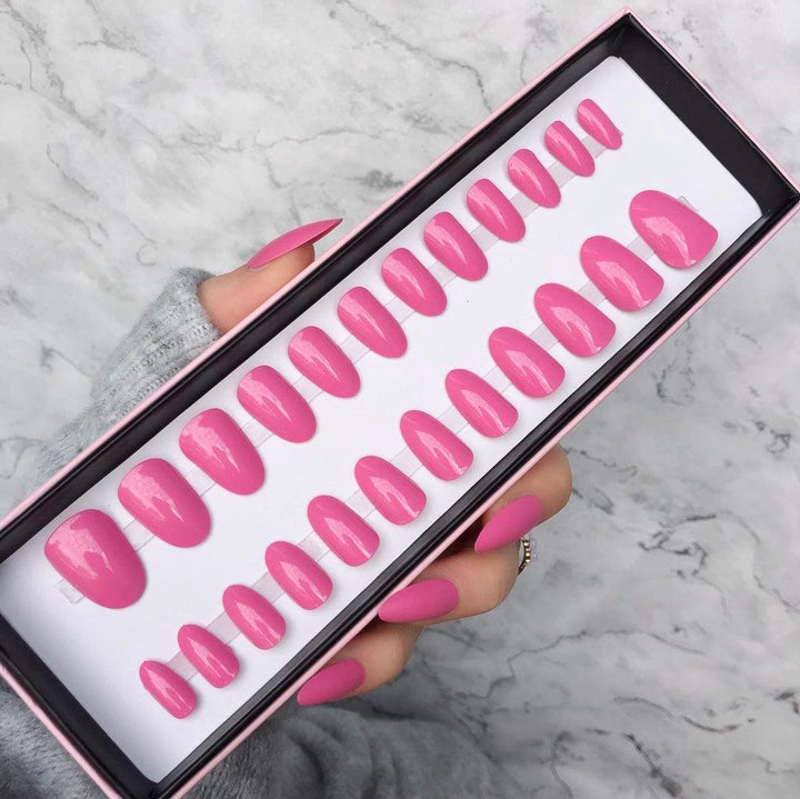 Barbie Pink Gloss Oval - doobysnailsltd