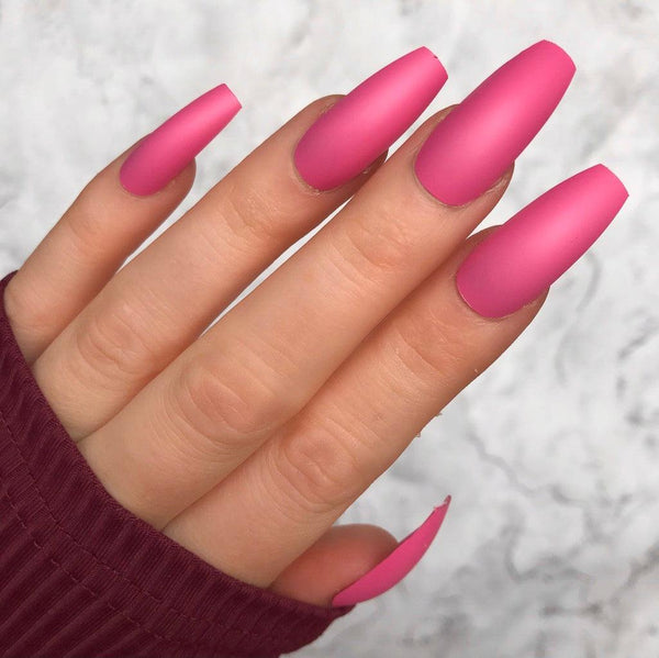 Barbie Pink Matte Ballerina - doobysnailsltd