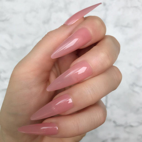 Barely Pink Gloss Super Stiletto - doobysnailsltd