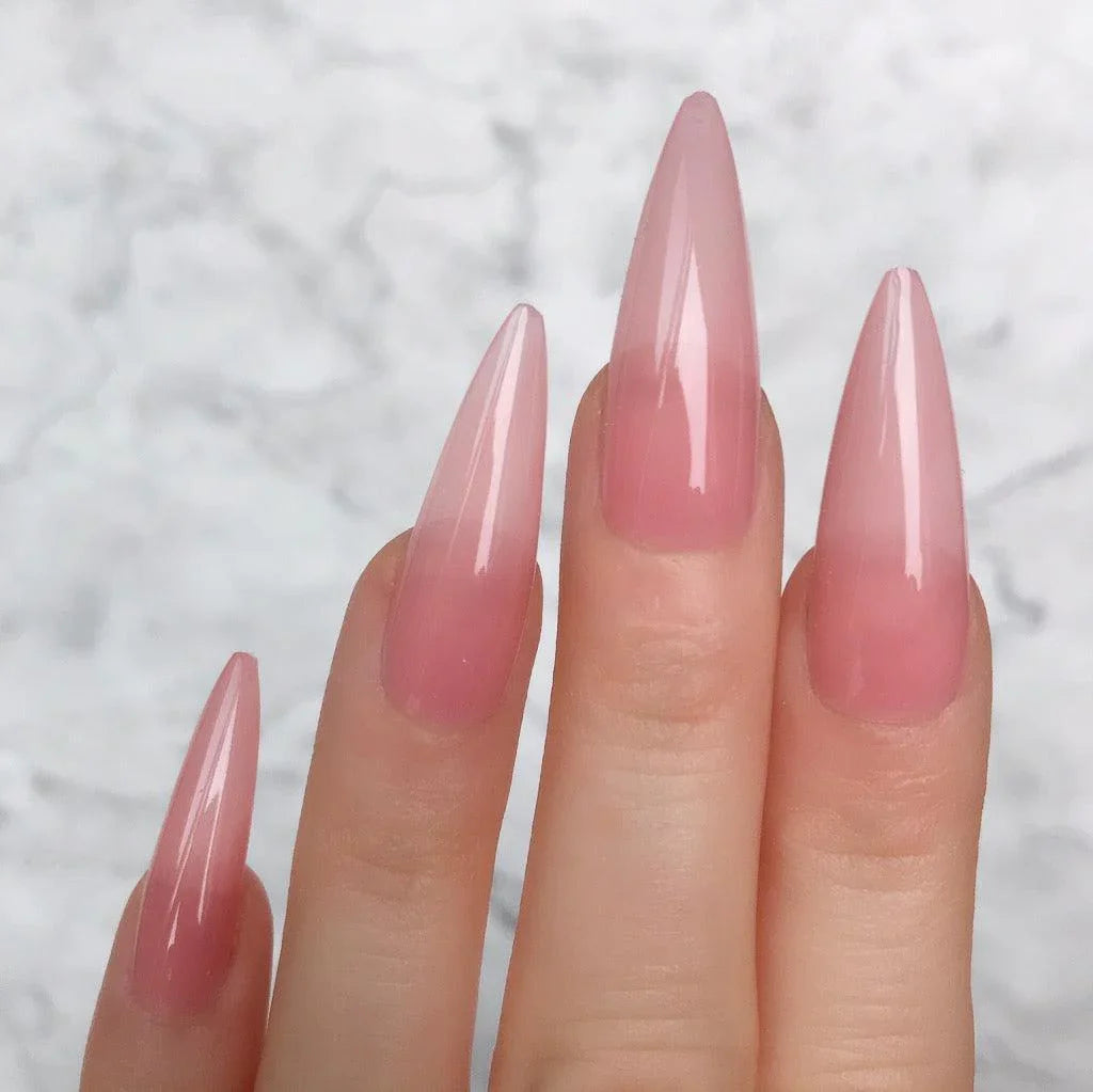 Barely Pink Gloss Super Stiletto - doobysnailsltd