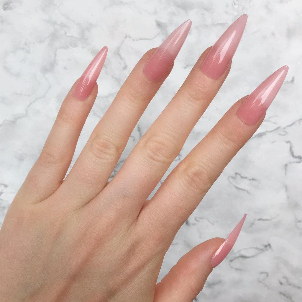 Barely Pink Gloss Super Stiletto - doobysnailsltd