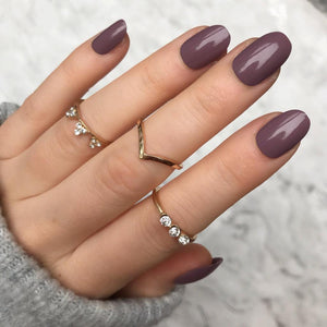 Berry Gloss Short Oval - doobysnailsltd