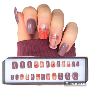 Berry Pumpkin Patch Short Square - doobysnailsltd