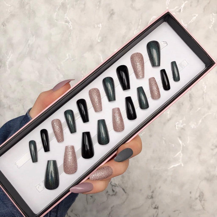 Block Darkness Midi Coffin - doobysnailsltd