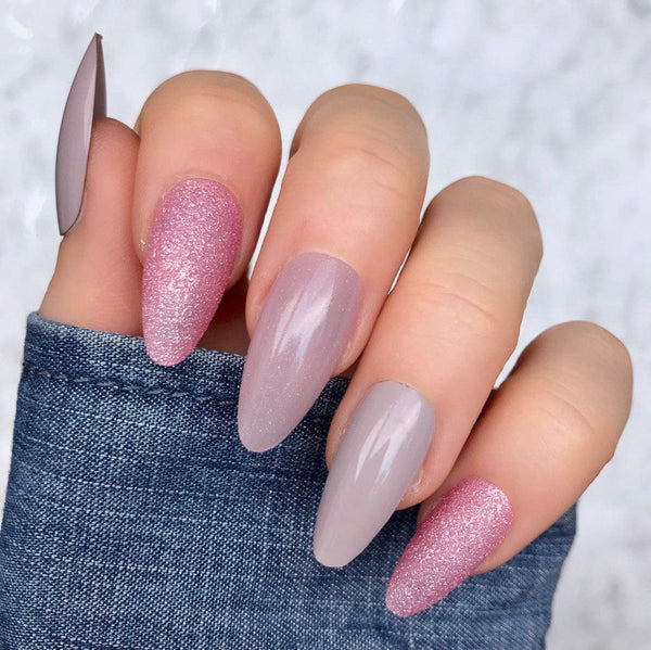 Block Kezzie Long Almond - doobysnailsltd