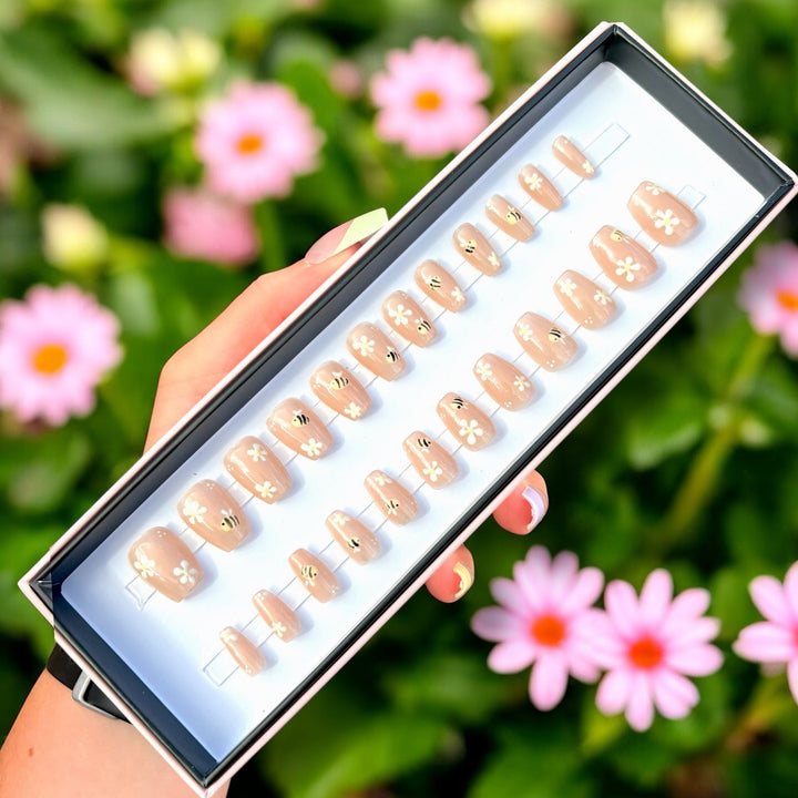 Bumble Bee Short Coffin - doobysnailsltd