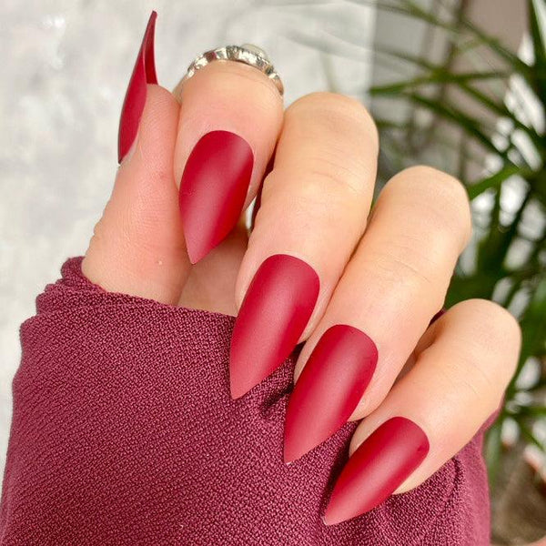 Cherry Red Matte Claw - doobysnailsltd