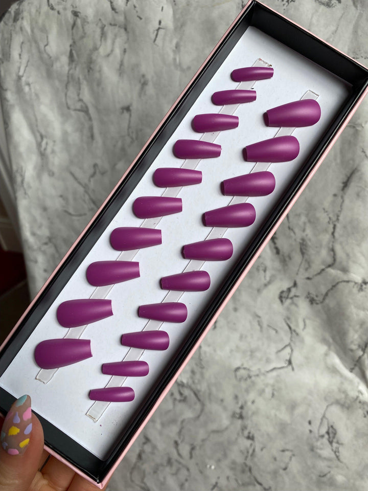 Clearance! PURPLE Midi Coffin - doobysnailsltd