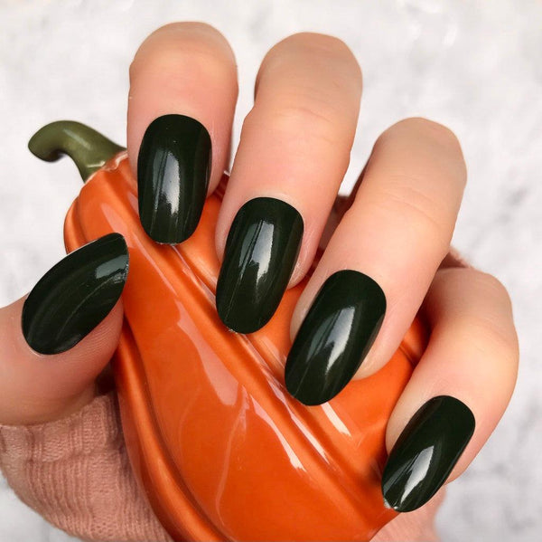 Deep Green Gloss Oval - doobysnailsltd