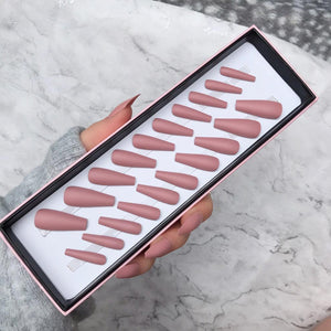 Deep Rose Matte Extra Coffin - doobysnailsltd