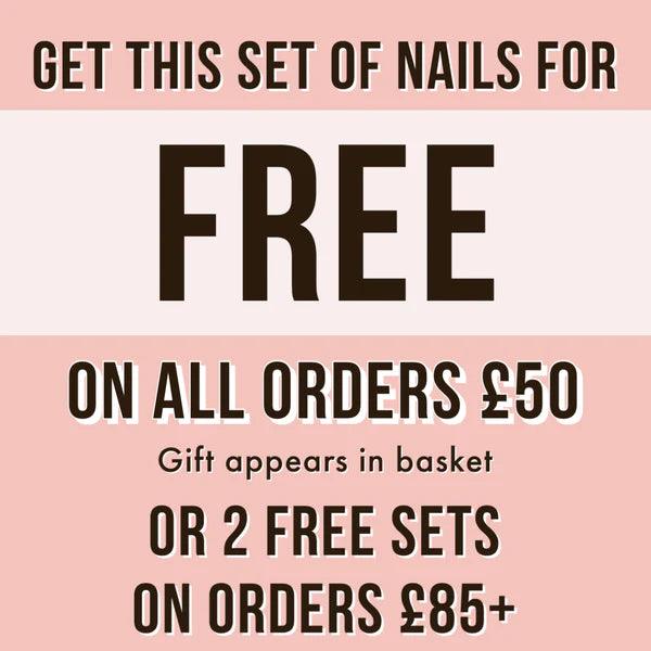 FREE WITH Orders £50+ Flamingo Glitter Short Oval - doobysnailsltd