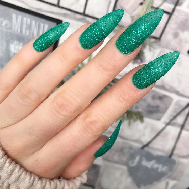 Green Sugar Long Stiletto - doobysnailsltd