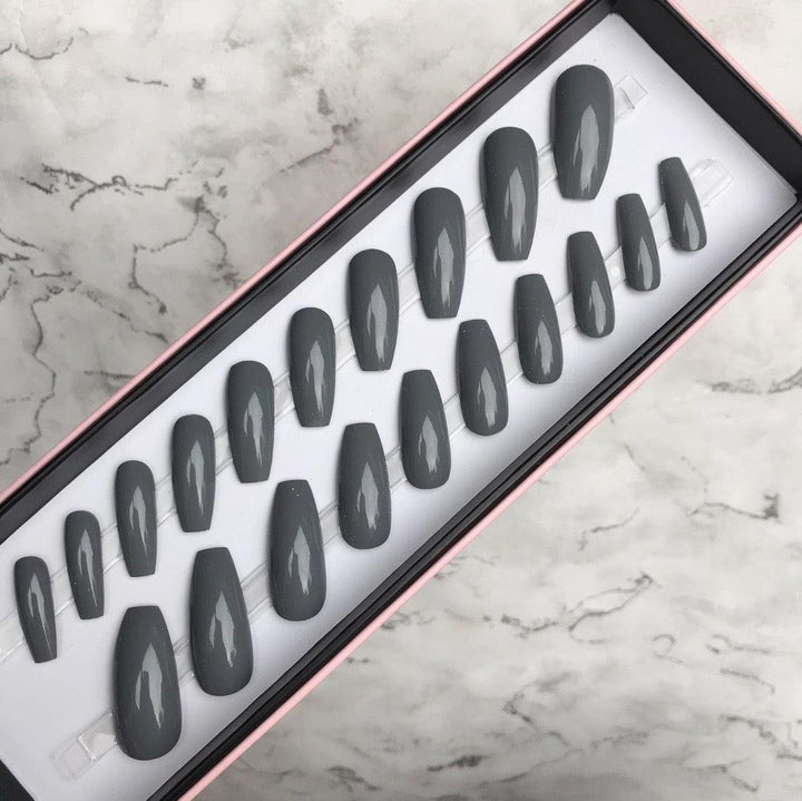 Grey Gloss Ballerina - doobysnailsltd