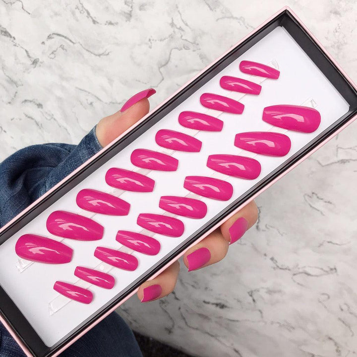 Hot Pink Gloss Ballerina - doobysnailsltd