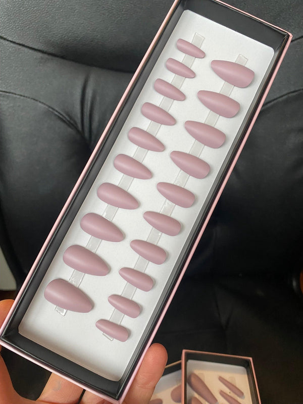 Last One! Candy Pink Long Almond - doobysnailsltd