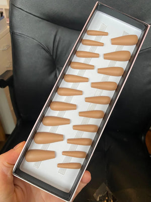 Last One! Nude matte extra coffin - doobysnailsltd