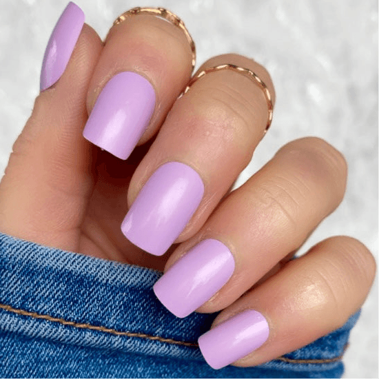 Lilac Luxe Short Square - doobysnailsltd