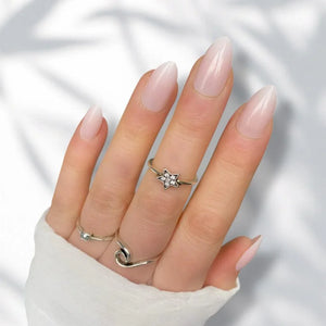 Milky Ombre Short Almond - doobysnailsltd