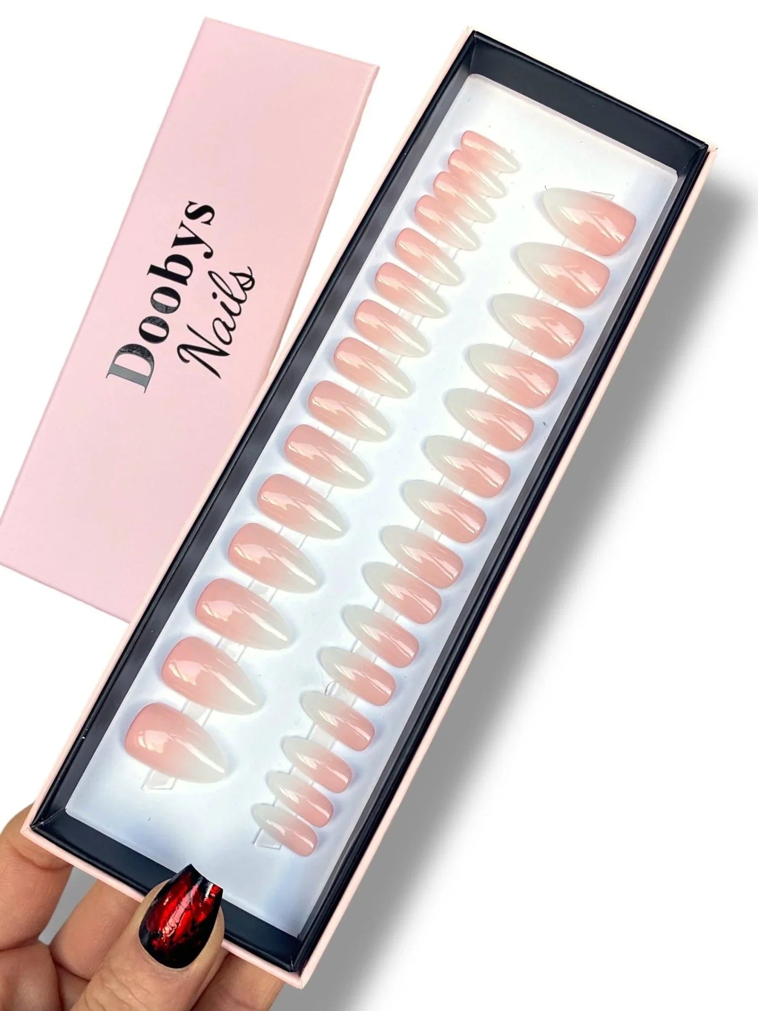 Nude Ombre Almond - doobysnailsltd