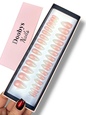 Nude Ombre Almond - doobysnailsltd