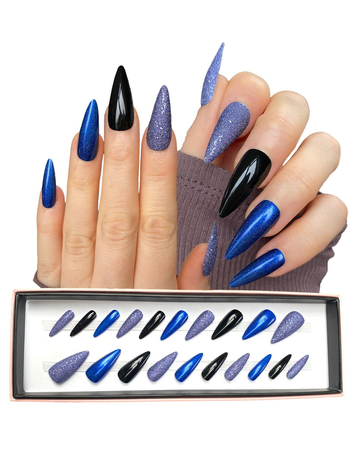 New! Block MIDNIGHT Midi Stiletto - doobysnailsltd