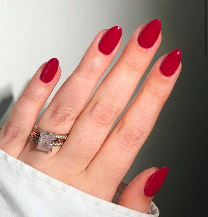 New! Cherry Gloss Short Almond - doobysnailsltd