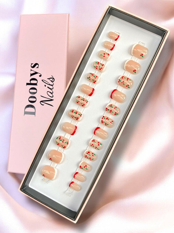 New! Cherry Short Square - doobysnailsltd