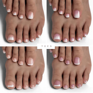 New! Ombré & French Toes - doobysnailsltd