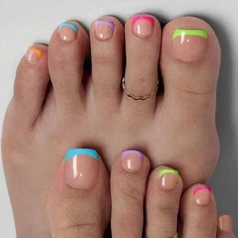 New! Rainbow Toes - doobysnailsltd