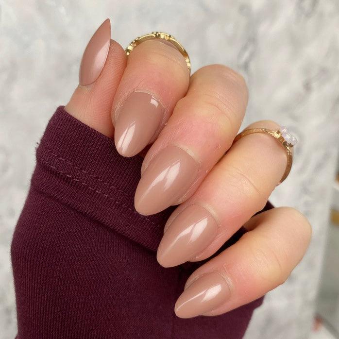 Nude Gloss Short Almond - doobysnailsltd