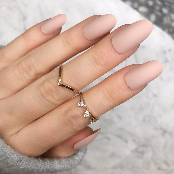 Nude Matte Oval - doobysnailsltd