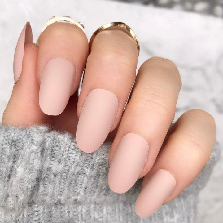 Nude Matte Oval - doobysnailsltd