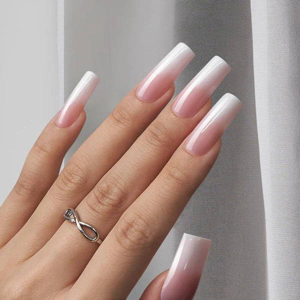 NEW 2025! Ombre Nude Long Square