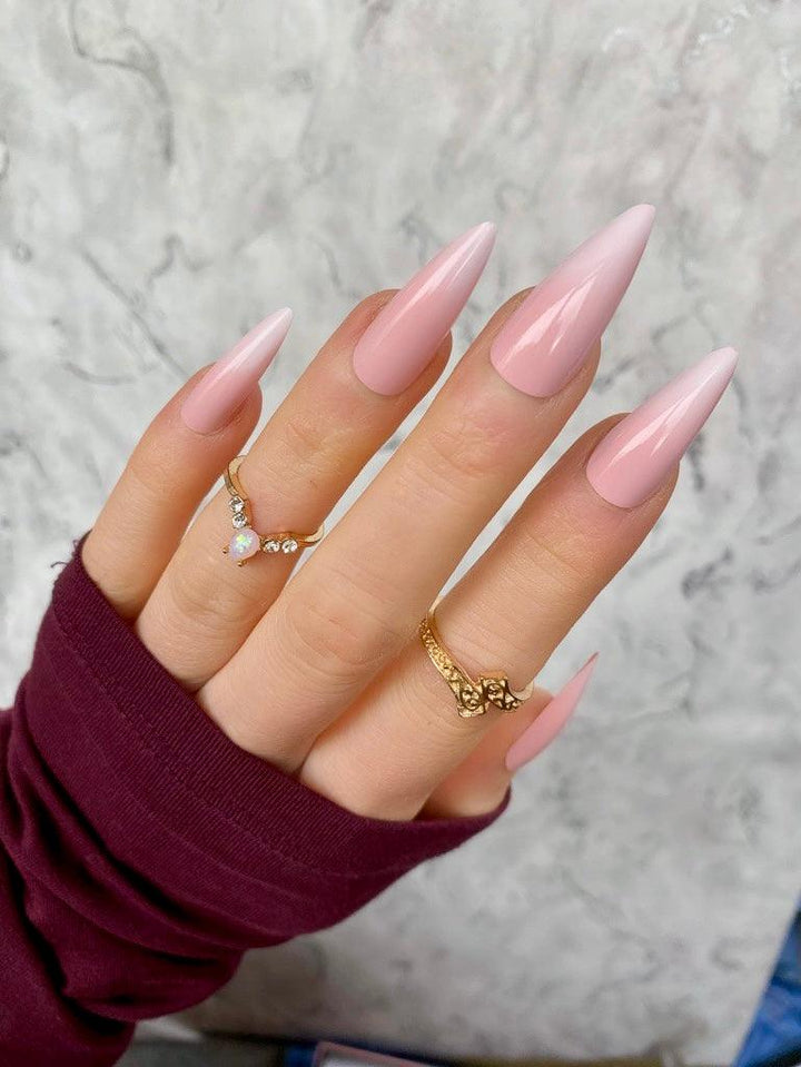 Pink Ombre Midi Stiletto - doobysnailsltd