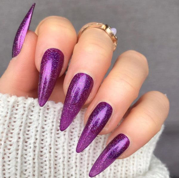 Purple Passion Midi Stiletto - doobysnailsltd