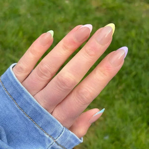 Back In Stock! Pastel French Short Almond - doobysnailsltd