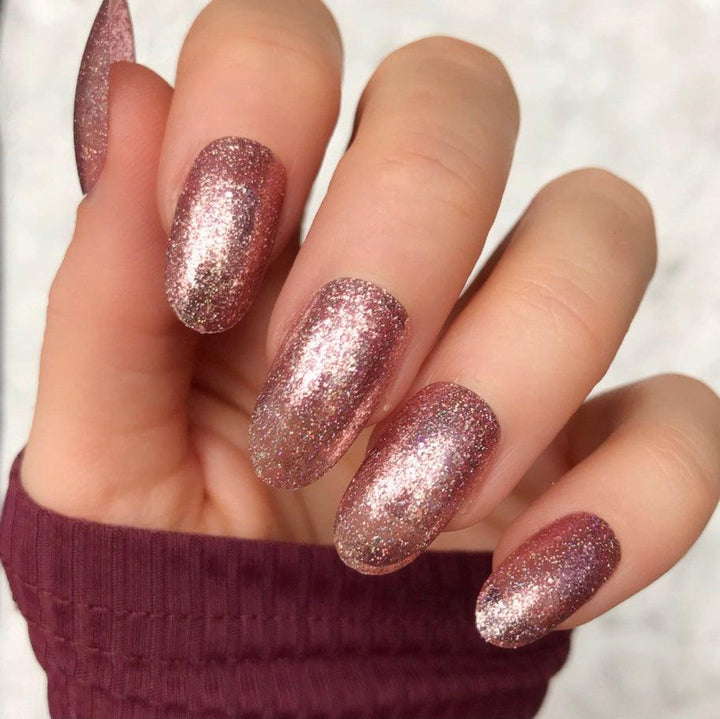 Rose Gold Foil Oval - doobysnailsltd