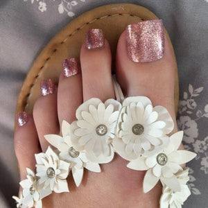 Rose Gold Foil Toes - doobysnailsltd