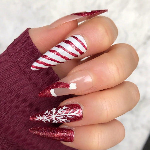 Santa Baby Super Stiletto - doobysnailsltd