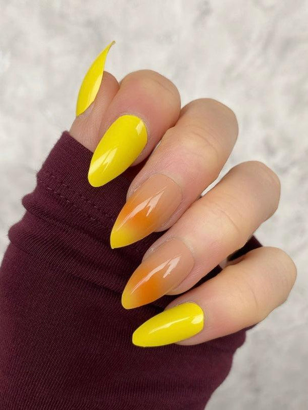 Sunshine Ombre Almond - doobysnailsltd