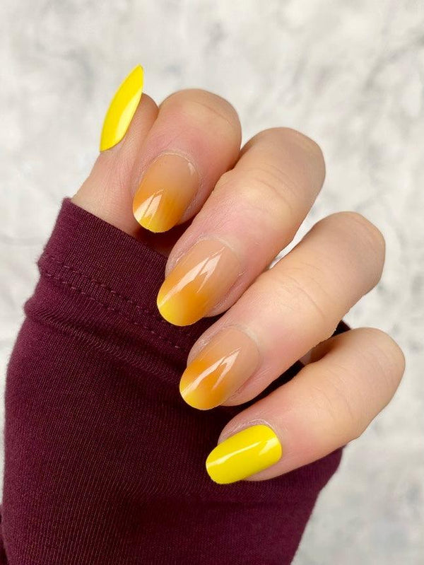 Sunshine Ombre Short Oval - doobysnailsltd