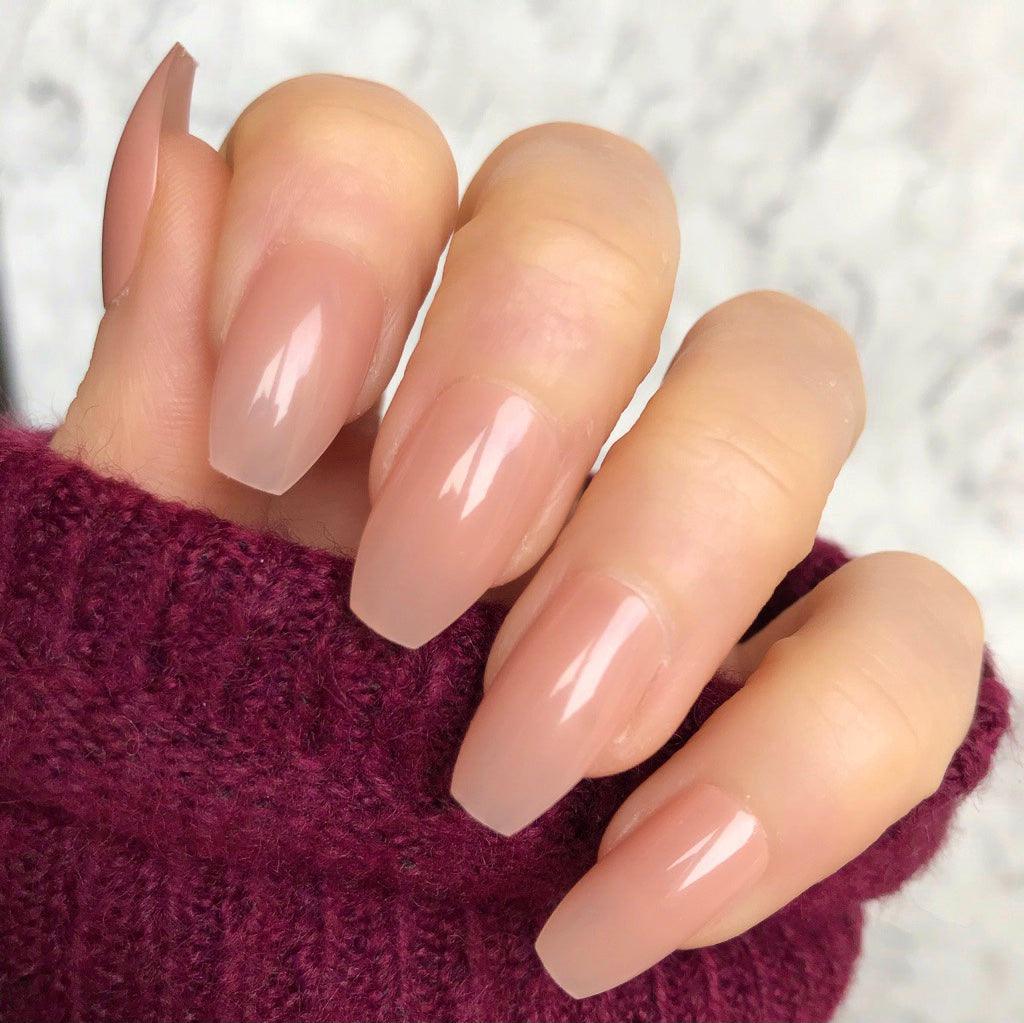 Pink Ombre Fake Nails Coffin Shape Medium Size Ladies Fingernails Natural  French Faux Ongles 24 Ct From Fzyiyi10, $17.78 | DHgate.Com