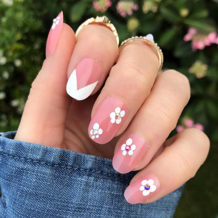 Think Pink Short Oval - doobysnailsltd