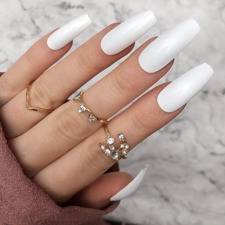 White Gloss Ballerina - doobysnailsltd