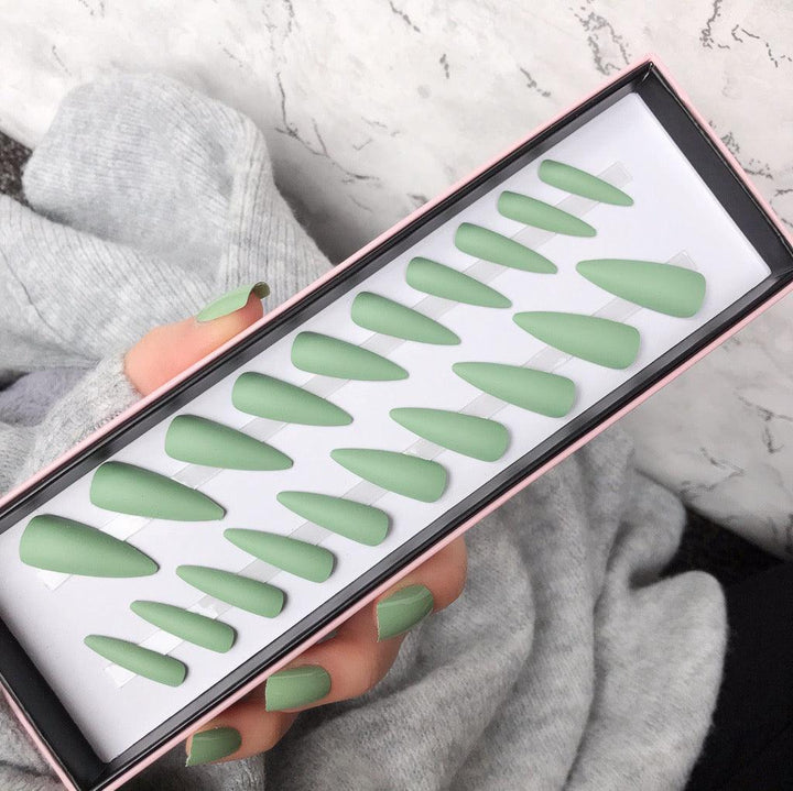 Sage Matte Super Stiletto - doobysnailsltd